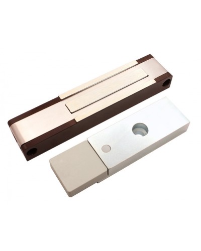 Электромагнитный замок с датчиком состояния двери ALeko ALM-150P (12В коричневый) в Оренбурге Электромагнитные замки Pintop.ru