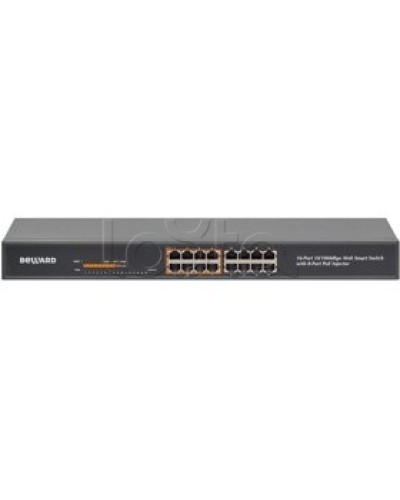 Коммутатор PoE 16-портовый Beward STW-16P8 в Оренбурге Коммутаторы Pintop.ru