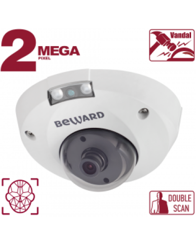 IP-камера видеонаблюдения антивандальная уличная купольная Beward B2530DMR в Оренбурге IP-камеры Pintop.ru