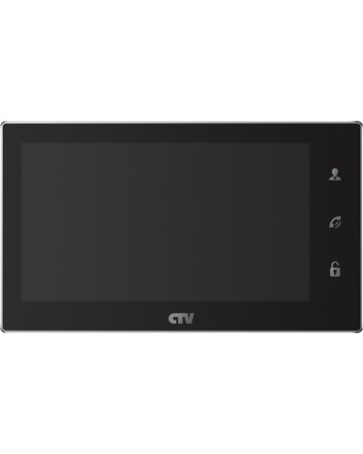 Монитор видеодомофона CTV-M4706AHD (черный) в Оренбурге Абонентские видеоустройства Pintop.ru
