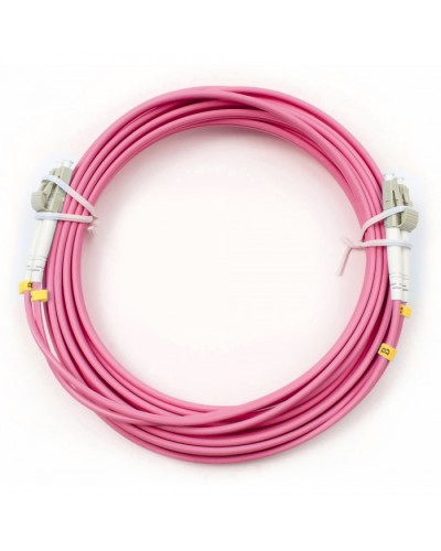 Шнур оптический duplex LC-LC 50/125 mm OM4 5м LSZH Cabeus FOP-50-OM4-LC-LC-5m в Оренбурге Патч-корды оптические Pintop.ru