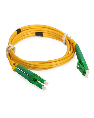 Шнур оптический duplex LC/APC-LC/APC 9/125 sm 5м LSZH Cabeus FOP(d)-9-LC/APC-LC/APC-5m в Оренбурге Патч-корды оптические Pintop.ru