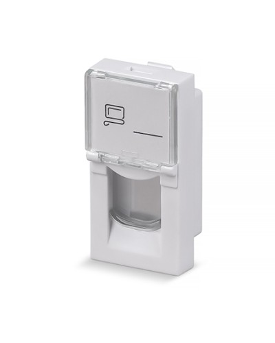 Вставка 45x22,5 (Mosaic) для 1 модуля формата Keystone Jack Cabeus (FP-L-22,5-1M) в Оренбурге Модули Keystone Pintop.ru