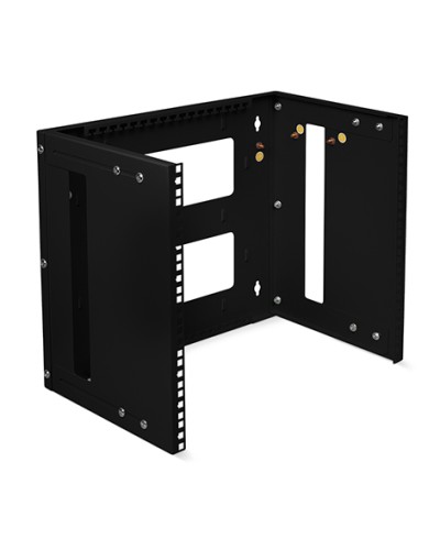 Кронштейн настенный 19 9U, цвет черный Cabeus NC-9U-BK в Оренбурге Аксессуары для стоек и шкафов Pintop.ru