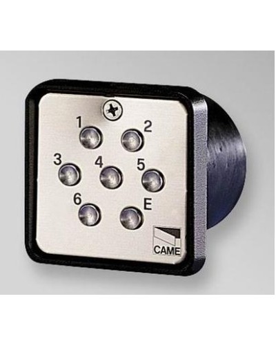 Клавиатура кодонаборная 7-кнопочная, встраиваемая Came 001S6000 в Оренбурге Запчасти для шлагбаумов и автоматики Pintop.ru