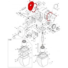 Правая крышка редуктора C-BX Came 119RICX026
