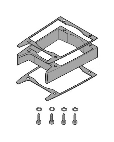 Удлинитель кожуха электродвигателя C-BXK, C-BXEK Came 119RICX043 в Оренбурге Запчасти для шлагбаумов и автоматики Pintop.ru