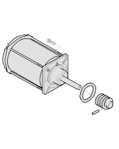 Электродвигатель G12000 в сборе Came 119RIG101 в Оренбурге Запчасти для шлагбаумов и автоматики Pintop.ru
