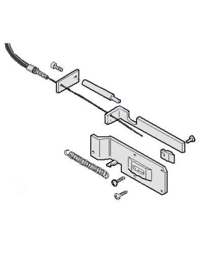 Механизм разблокировки G12000 Came 119RIG103 в Оренбурге Запчасти для шлагбаумов и автоматики Pintop.ru