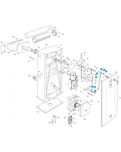 Трансформатор ZL37 Came 119RIR111 в Оренбурге Запчасти для шлагбаумов и автоматики Pintop.ru
