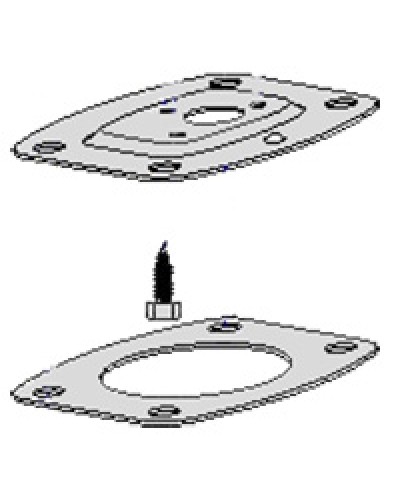 Монтажное основание стойки с анкерами DIR-L DIR-LNCame 119RIR146 в Оренбурге Запчасти для шлагбаумов и автоматики Pintop.ru