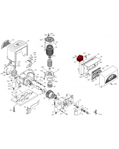 Конденсатор 20 мкФ Came 119RIR277 в Оренбурге Запчасти для шлагбаумов и автоматики Pintop.ru