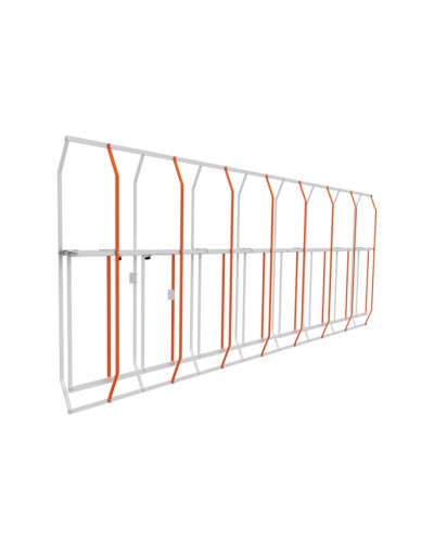 Шторка стрелы шлагбаумов GT высотой 1,3 м (модуль 1721 мм) Came 803XA-0350 в Оренбурге Запчасти для шлагбаумов и автоматики Pintop.ru