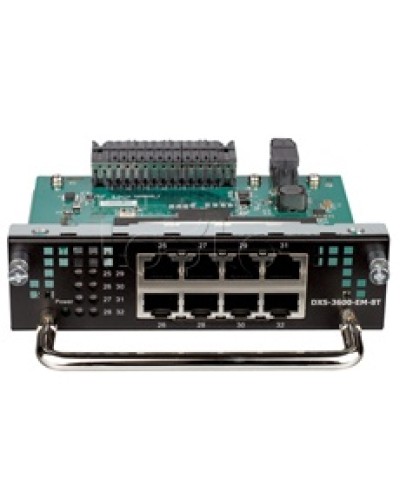 Модуль расширения с 8 портами D-Link DXS-3600-EM-8T/A1A в Оренбурге Дополнительное оборудование для сетей Pintop.ru