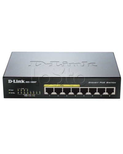 Коммутатор D-Link DGS-1008P/E1A в Оренбурге Коммутаторы Pintop.ru