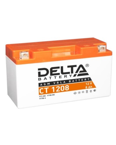 Аккумулятор АКБ 12 - 8 Delta CT 1208 в Оренбурге Электротехническое оборудование Pintop.ru