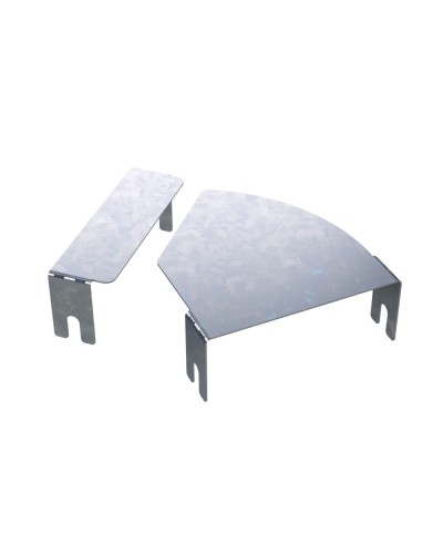 Крышка на горизонтальный изменяемый угол СРО 0-45град. 100, 1,2 мм DKC (SKVN100) в Оренбурге Аксессуары для лотков Pintop.ru