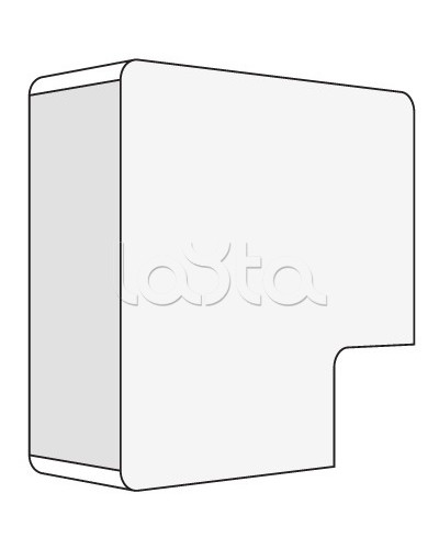 Угол плоский для миниканалов TMC AMP 50x20 DKC 00654 в Оренбурге Аксессуары для кабель-канала Pintop.ru