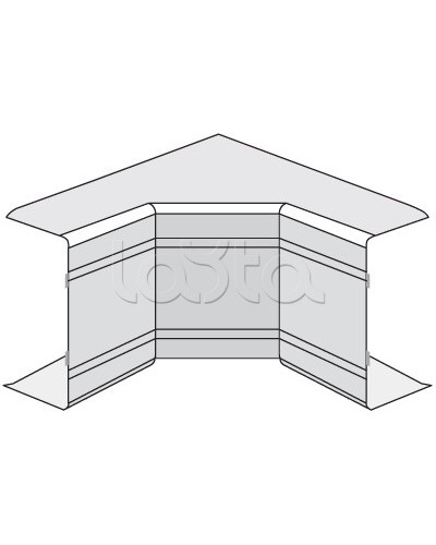 Угол внутренний неизменяемый NIA 90° DKC 01828 в Оренбурге Аксессуары для кабель-канала Pintop.ru