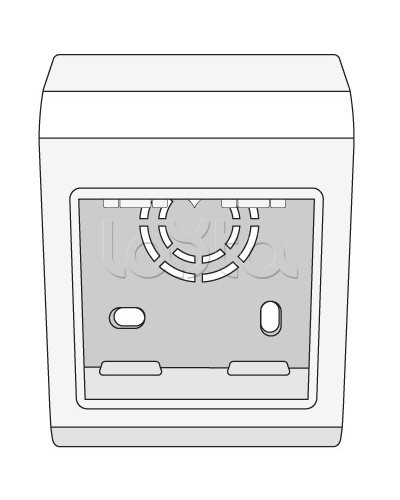Коробка монтажная под 2 модуля 45x45 мм PDM DKC 10013 в Оренбурге Аксессуары для кабель-канала Pintop.ru