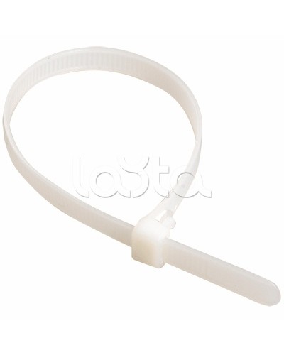 Хомут-стяжка нейлоновый, стандартный P6.6 12.5х850 белый DKC 25241 (100 шт/уп) в Оренбурге Стяжки-хомуты Pintop.ru