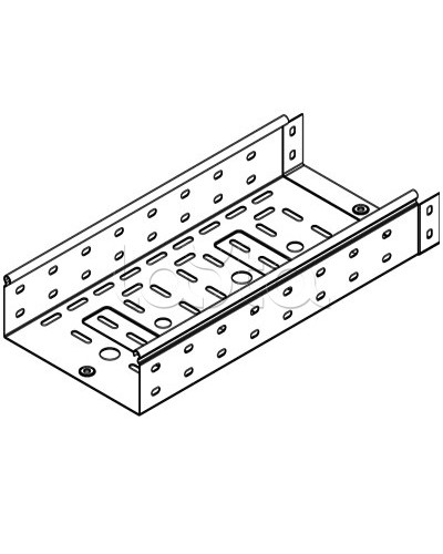 Лоток перфорированный 400х50 L3000 DKC 35266 в Оренбурге Кабельные лотки Pintop.ru
