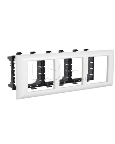Рамка-суппорт Avanti белый для In-liner Front, 6 мод. DKC 4400916 в Оренбурге Аксессуары для лотков Pintop.ru