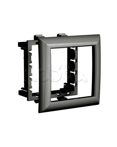 Рамка-суппорт Avanti черный для In-liner Front, 4 мод. DKC 4402914 в Оренбурге Аксессуары для лотков Pintop.ru