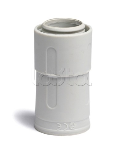 Переходник армированная труба - жесткая труба DKC 20 мм 55220 в Оренбурге Повороты, муфты, тройники Pintop.ru