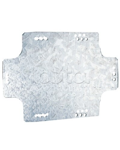 Монтажная пластина из оцинк. стали 270х198х1,5мм, для коробок 300х220мм DKC (59608) в Оренбурге Крепежные изделия Pintop.ru