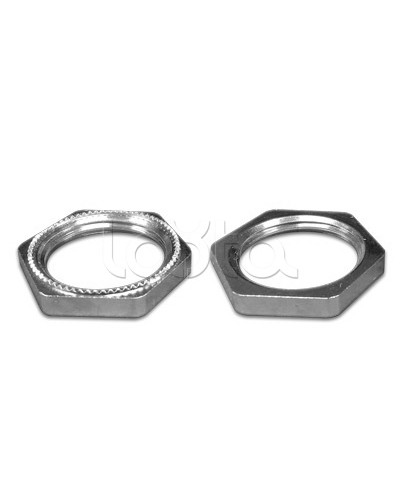 Гайка заземляющая M25x1,5 никел. латунь DKC 6006EMC-25 в Оренбурге Крепеж Pintop.ru