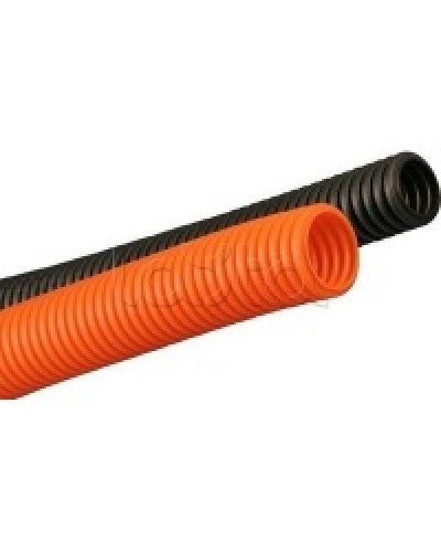 Труба гофрированная ПНД 25 мм лёгкая без протяжки цвет оранжевый DKC 70925 в Оренбурге Труба гофрированная Pintop.ru