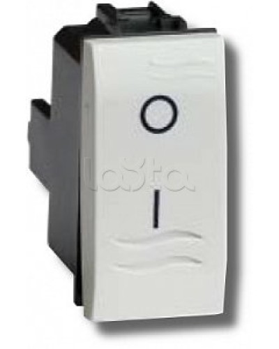 Выключатель двухполюсный белый 1 мод в Оренбурге Аксессуары для стоек и шкафов Pintop.ru