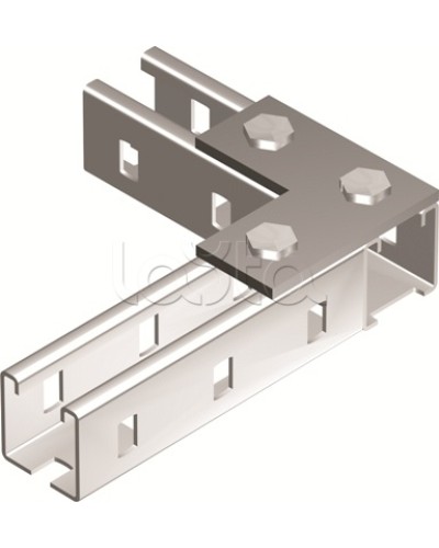 Пластина соединительная L-обр., длина 90х90 мм, 3отв., горячеоцинкованная DKC BMD1021HDZ в Оренбурге Крепежные изделия Pintop.ru