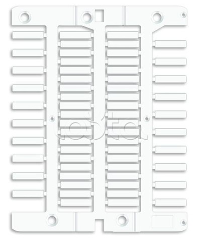Маркировка для провода, жесткая, для трубочек. 4х18мм. Белая DKC NUT18 в Оренбурге Крепежные изделия Pintop.ru