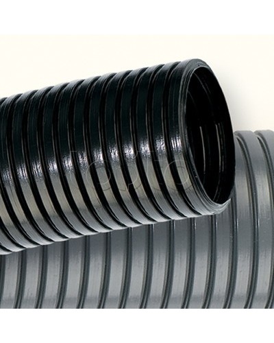 Труба гофрированная N48мм, ПВ-2, д. вн. 47,4 мм, д.нар. 54,5 мм, полиамид 6 с протяжкой DKC PA614855F2 в Оренбурге Труба гофрированная Pintop.ru