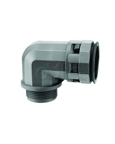 Муфта 90 грд. труба-коробка DN 17 мм, М20х1,5, полиамид, цвет черный DKC PAN17M20N в Оренбурге Повороты, муфты, тройники Pintop.ru