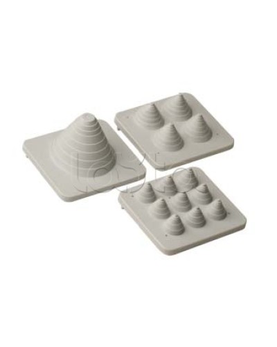 Ввод кабельныймембранный 4х21мм 4 отверстий диаметр 47мм (20 шт/уп) DKC R5MP01 в Оренбурге Аксессуары для стоек и шкафов Pintop.ru