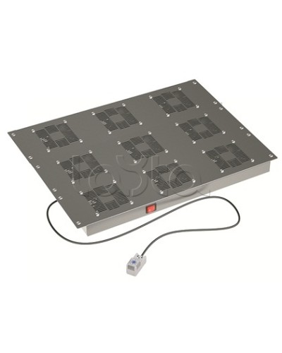 Потолочный вентиляторный модуль, с термостатом 9 вент. для крыши Ш=800мм DKC R5VSIT8009FT в Оренбурге Вентиляторные модули Pintop.ru