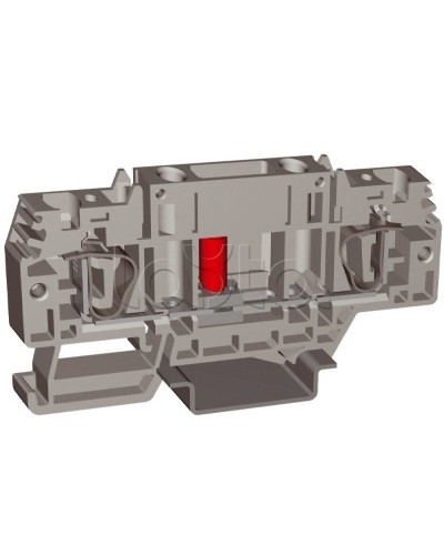 Зажим HSCB.4GR, тестовый с разъединителем, серый , 4 кв.мм DKC ZHB100GR в Оренбурге Держатели, клипсы, скобы Pintop.ru