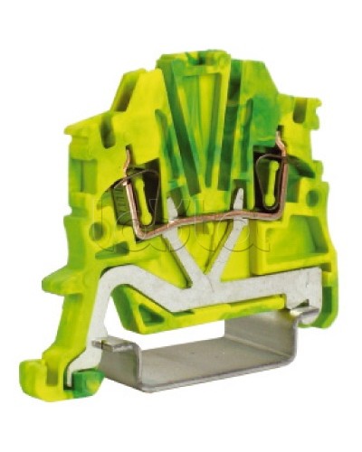 Зажим для заземления, 1,5 кв.мм желто-зеленый DKC ZHT400 в Оренбурге Держатели, клипсы, скобы Pintop.ru