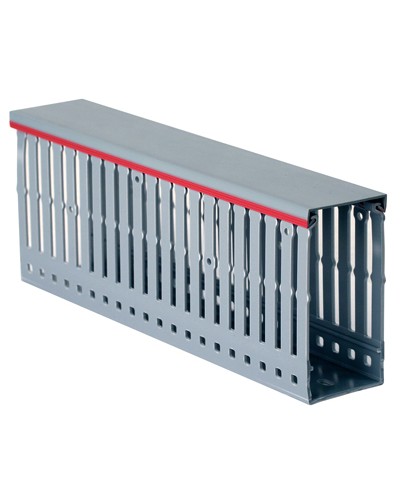 Короб перфорированный, серый RL12 100x60 мм DKC 00140RL в Оренбурге Кабельные лотки Pintop.ru