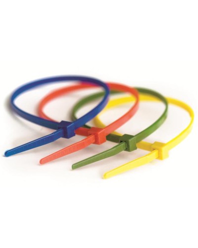 Хомут-стяжка нейлоновый, стандартный PL6.6 3.6х200 мм зеленый DKC 25214CV (100 шт/уп) в Оренбурге Стяжки-хомуты Pintop.ru