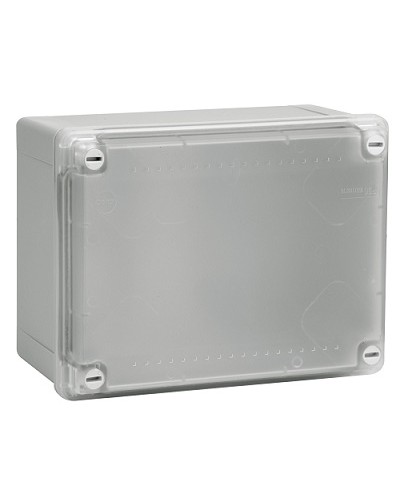 Коробка ответвит. с гладкими стенками, прозрачная, IP56, 240х190х90 мм DKC 54220 в Оренбурге Распределительные коробки Pintop.ru