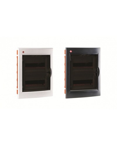 Щиток встраиваемый 24 мод.,IP 41 , черный DKC 82524 в Оренбурге Аксессуары для стоек и шкафов Pintop.ru