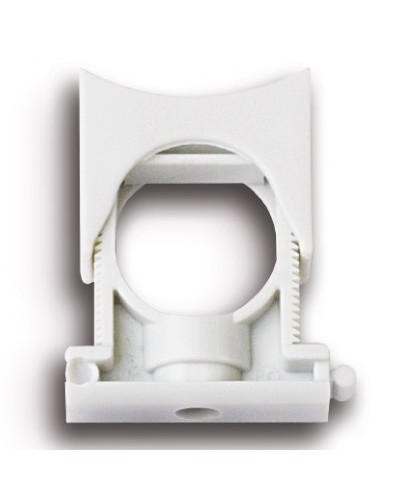 Держатель с защелкой, для крышек шириной 40 и 90 мм (d 12-28 mm) DKC AIR00002 в Оренбурге Держатели, клипсы, скобы Pintop.ru