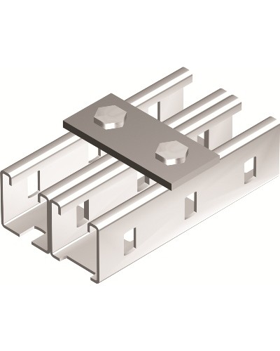 Пластина соединительная, длина 90 мм, 2отв., горячеоцинкованная DKC BMD1011HDZ в Оренбурге Аксессуары для лотков Pintop.ru