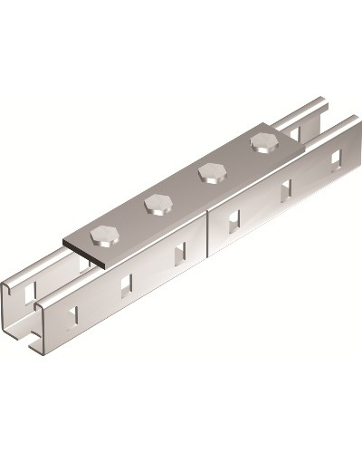 Пластина соединительная, длина 190 мм, 4отв., горячеоцинкованная DKC (BMD1012HDZ) в Оренбурге Аксессуары для лотков Pintop.ru
