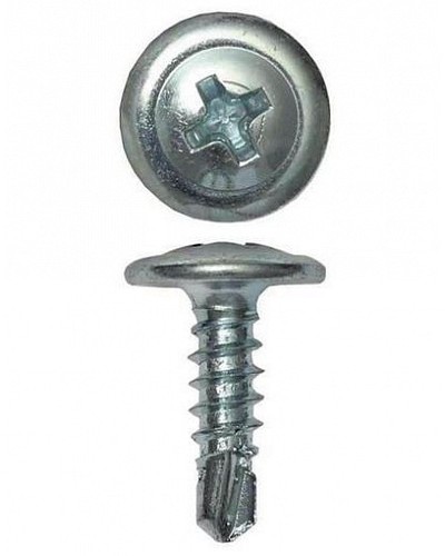 Саморез с пресс-шайбой 4.2x25 со сверлом DKC CM274025 в Оренбурге Крепеж Pintop.ru