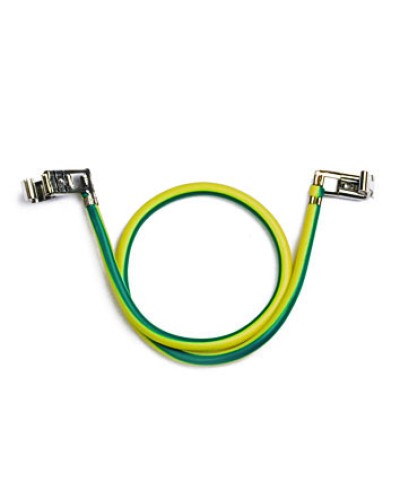 Провод заземления с клеммами для соединения основания и крышки короба, 300 мм DKC (E0001BC) в Оренбурге Аксессуары для кабель-канала Pintop.ru